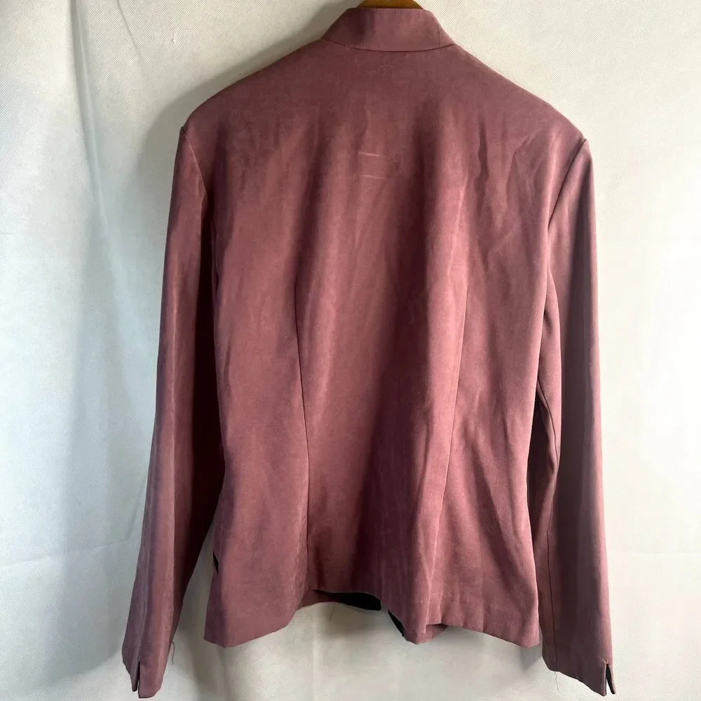 Sheri‎ Martin Purple Full Zip Jacket Size Medium